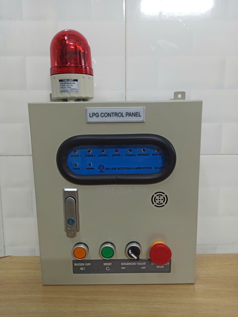 tu bao ngat gas tu dong ket noi 5 kenh dau do gas